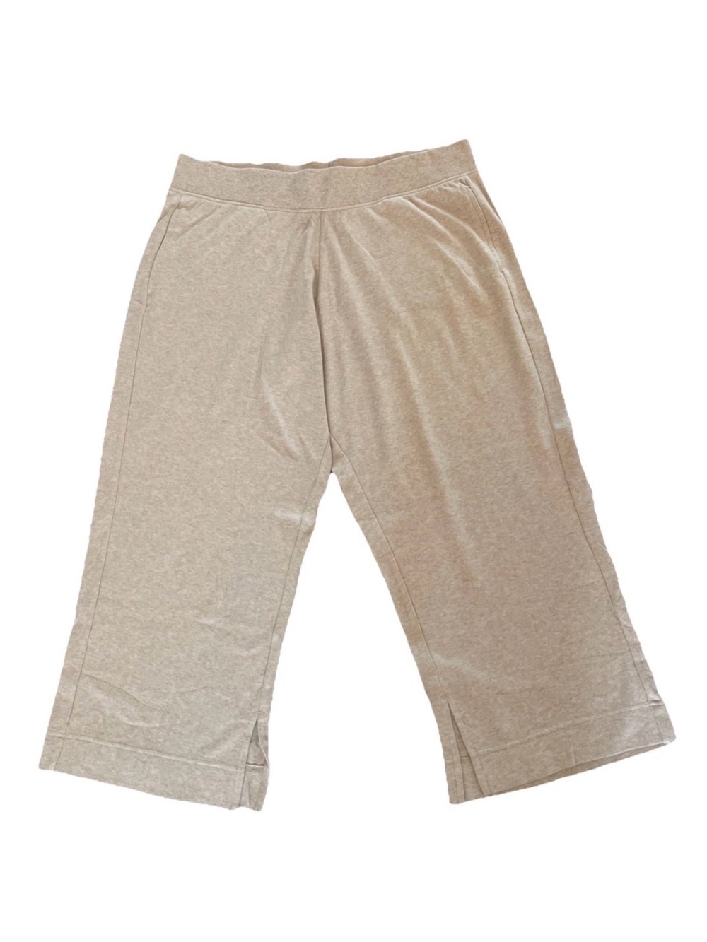 Pact Organic Cotton Airplane Travel Set Cardi Wide Leg Pant Oatmeal Heather 3XL - Picture 10 of 16